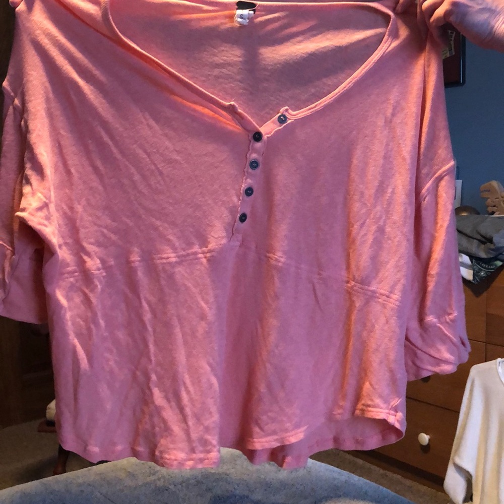 Free people half-sleeve top